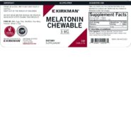 Melatonin 3 mg Chewable Tablets 150 ct - Image 3