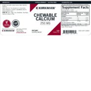 Calcium 250 mg w/Vitamin D-3 Chewable Tablets 120 ct - Image 3