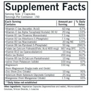 Alternative view of Nu-Thera® w/o Vitamins A & D Capsules - Hypo 300 ct