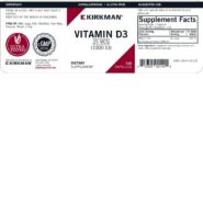 Vitamin D-3 1000 IU Capsules - Hypo 120 ct - Image 3