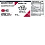 Super Nu-Thera® with 25 mg P-5-P Powder - 454 grams (Lemon/Lime) - Image 3