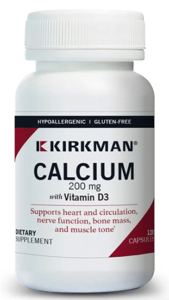 Calcium 200 mg with Vitamin D3 - Hypoallergenic