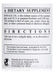 Alternative view of Borage Oil GLA 240 - 60 softgels