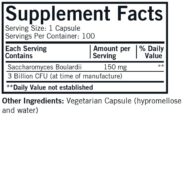 Saccharomyces Boulardii Capsules 100 ct - Image 3