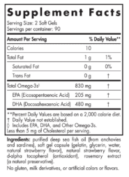 DHA Formula - Strawberry - 180 capsules - Image 3