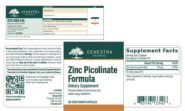 Alternative view of ZINC PICOLINATE FORMULA 60 VCAPS