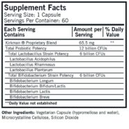 Lacto/Bifido 8-Strain Probiotic - Low Dose Children’s Formula 12 Billion CFUs per Capsule - 60 capsules - Image 2