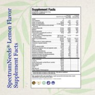 Alternative view of SpectrumNeeds (Lemon Flavor) - 9.3oz (264 grams)