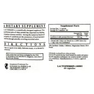 Lactoferrin 100mg - 60 capsules - Image 2