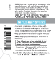 Alternative view of Sleep Relief - 60 tablets