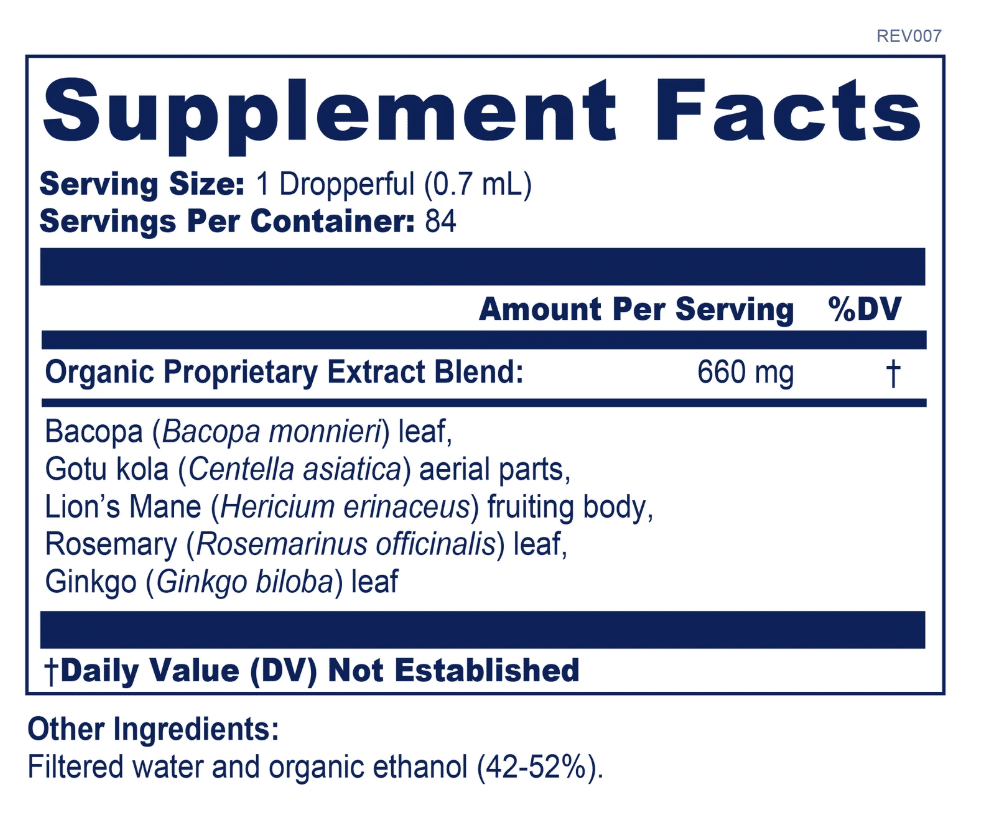 Brain Tincture facts