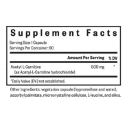 Acetyl-L-Carnitine facts