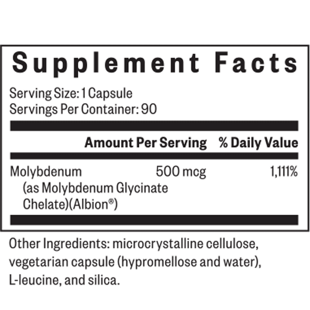 Molybdenum 500 facts