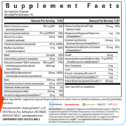 Multivitamin One facts