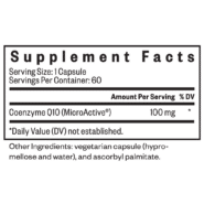 Optimal CoQ10 100mg facts
