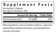 Niacin 50mg facts