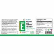 Unique E Mixed Tocopherols Concentrate Softgels