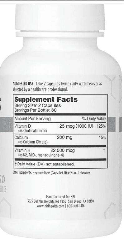 Osteo-K Minis - 120 capsules - Image 2