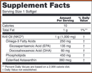 Alternative view of Neptune Krill Double Strength 1000mg - 60 softgels