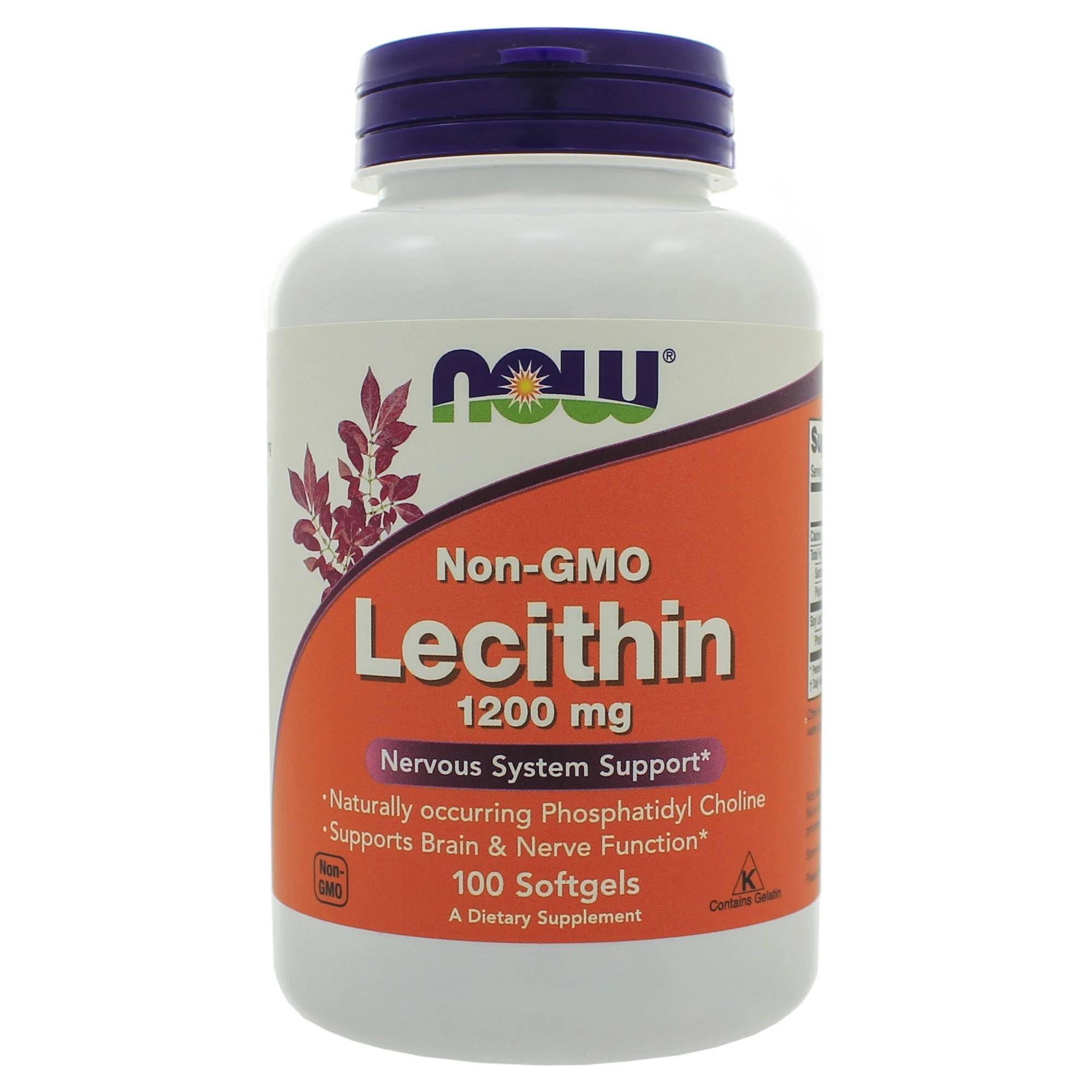 Now Lecithin 1200 MG. Now лецитин подсолнечный 100 капс.