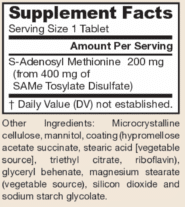 Sam-e 200 200mg FACTS