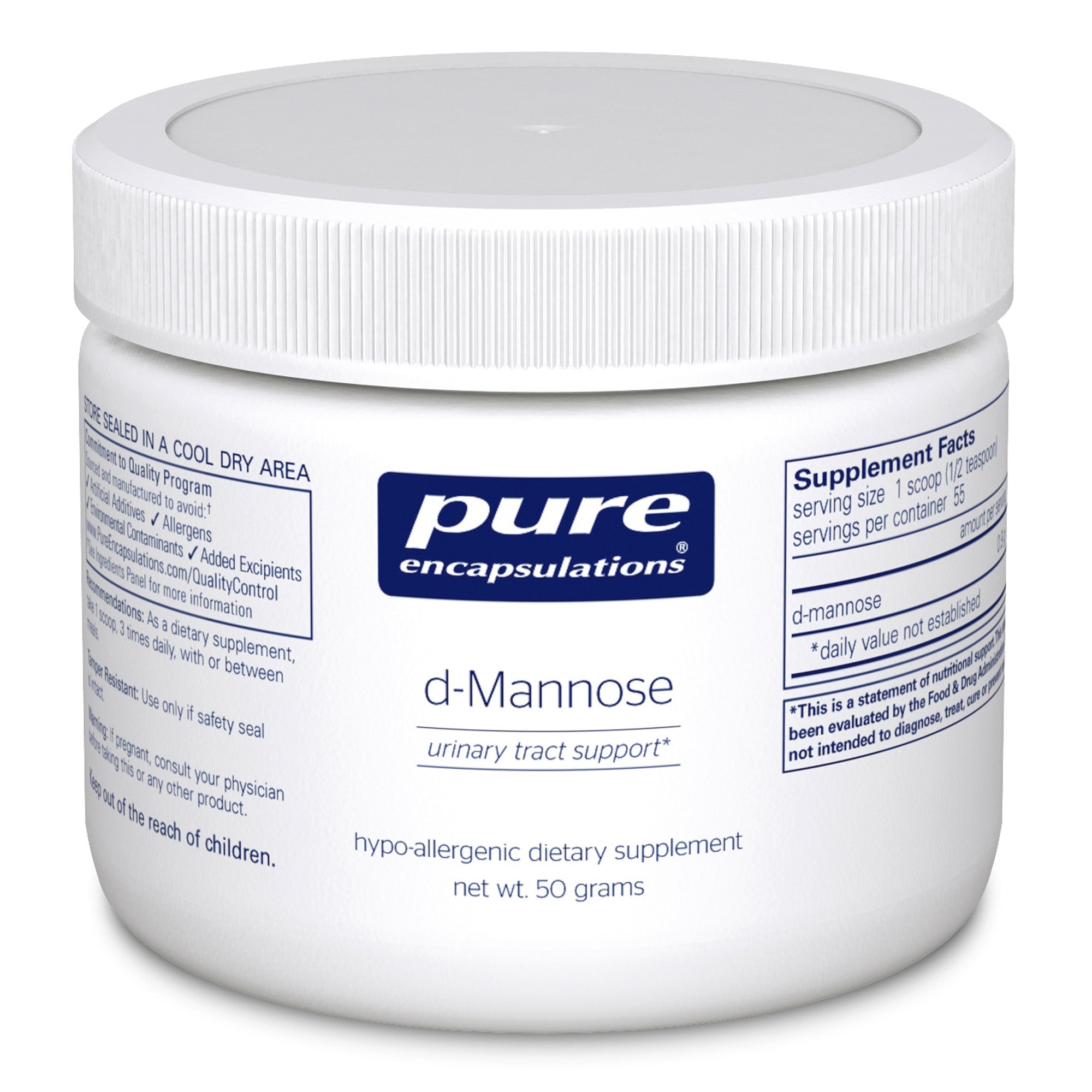 D-Mannose Powder Net 50g / Jar - Spectrum Supplements