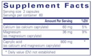 Caprylic Acid - 120 capsules - Image 3