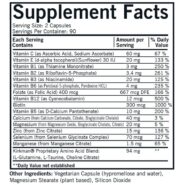 Alternative view of EveryDay Multi-Vitamin w/o Vitamins A & D - Hypoallergenic - 180 capsules