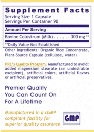 Colostrum-IgG facts
