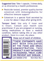Colostrum-IgG label