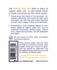 Pink Salt, Premier