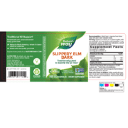 Slippery Elm Bark label