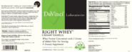 Right Whey Vanilla 30 serv - Image 2