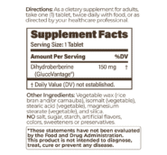 Dihydroberberine SR 150mg facts