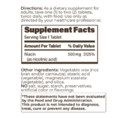 Endur-Acin ER 500mg 100 tablets facts