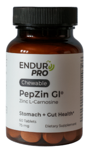 PepzinGI 75mg Zinc L-Carnisine - 60 Chewable tablets