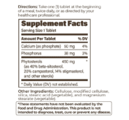 Phytosterols IR 450 mg 60 tablets facts