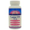 Castor Oil 725mg, Vegetarian Lq Capsules