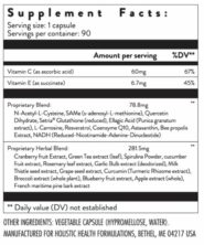 Alternative view of UltiFend™ Ultimate Anti-Oxidant Blend 90 Capsules