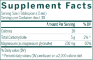 Alternative view of Magnesium Glycinate 15.2 oz