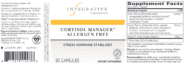 Cortisol Manager Allergen Free 90 vcaps - Image 3