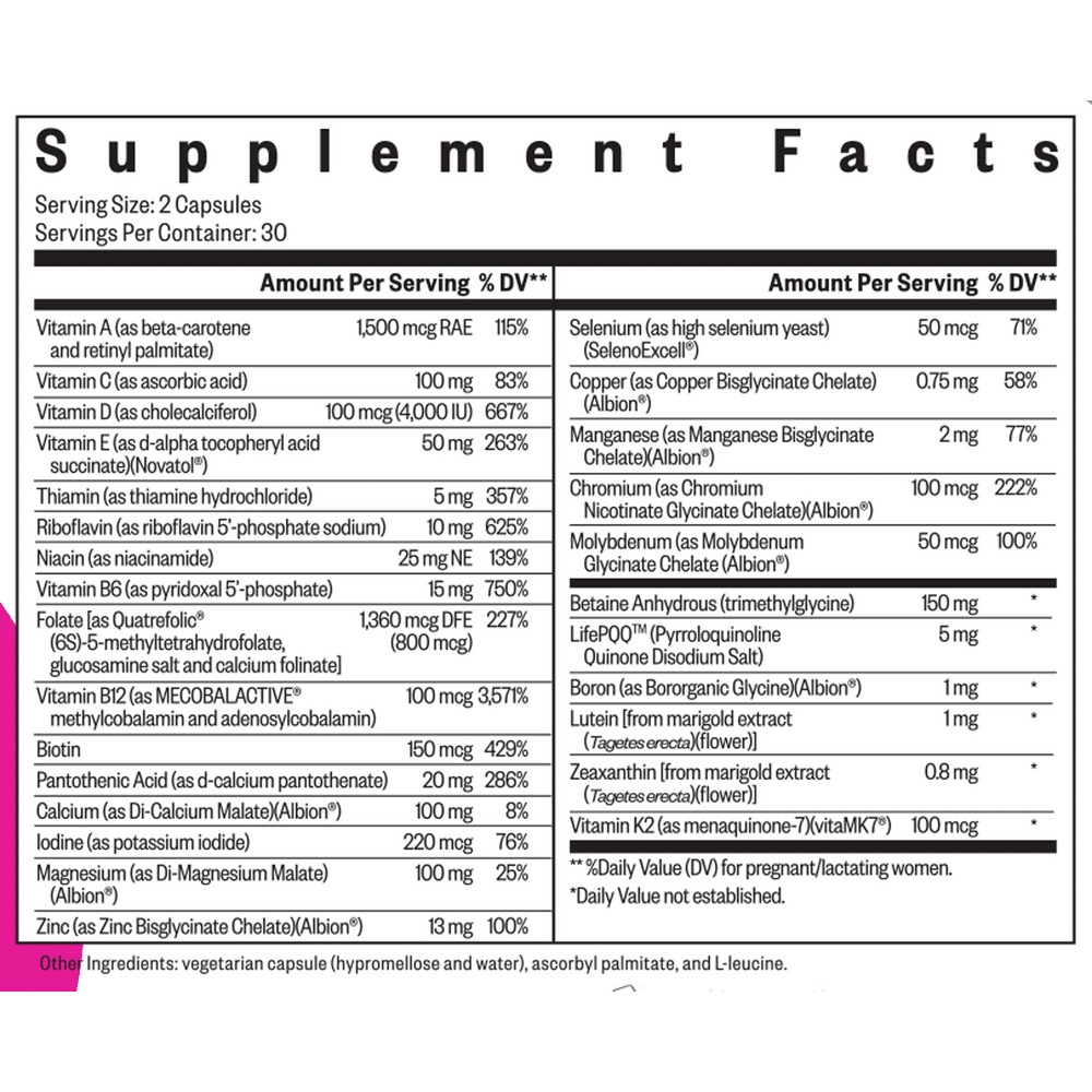 Prenatal Essentials facts