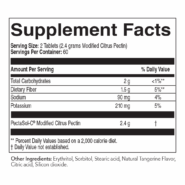 PectaSol-C Modified Citrus Pectin Chewable Tablets - Tangerine Flavor facts