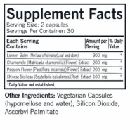 Alternative view of Herbal Sleep Aid, Melatonin-Free - 60 capsules
