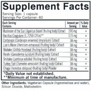 Alternative view of Mushroom Gut Health - 60 capsules