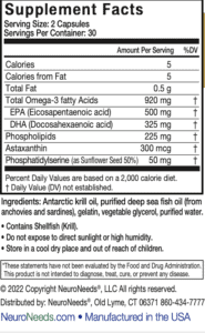 OmegaNeeds (Krill and Fish Oil Blend) - 60 softgels - Image 3