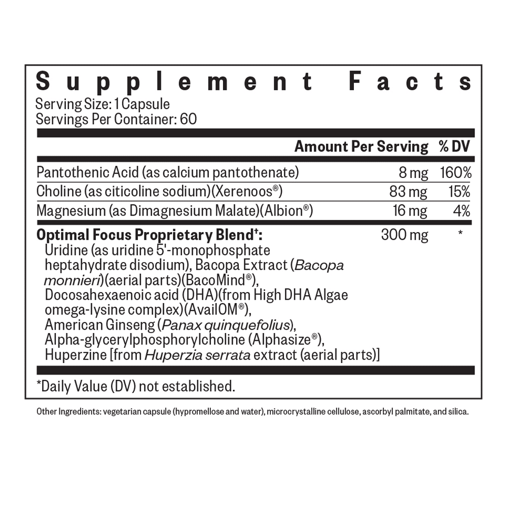 Optimal Focus facts