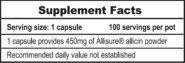 Alternative view of Allimax PRO 450 mg 100 vegcaps