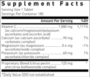 Alternative view of Ascorbplex 1000 180 tabs