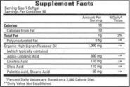 Flax Seed Oil 1000mg - 90 gels - Image 3
